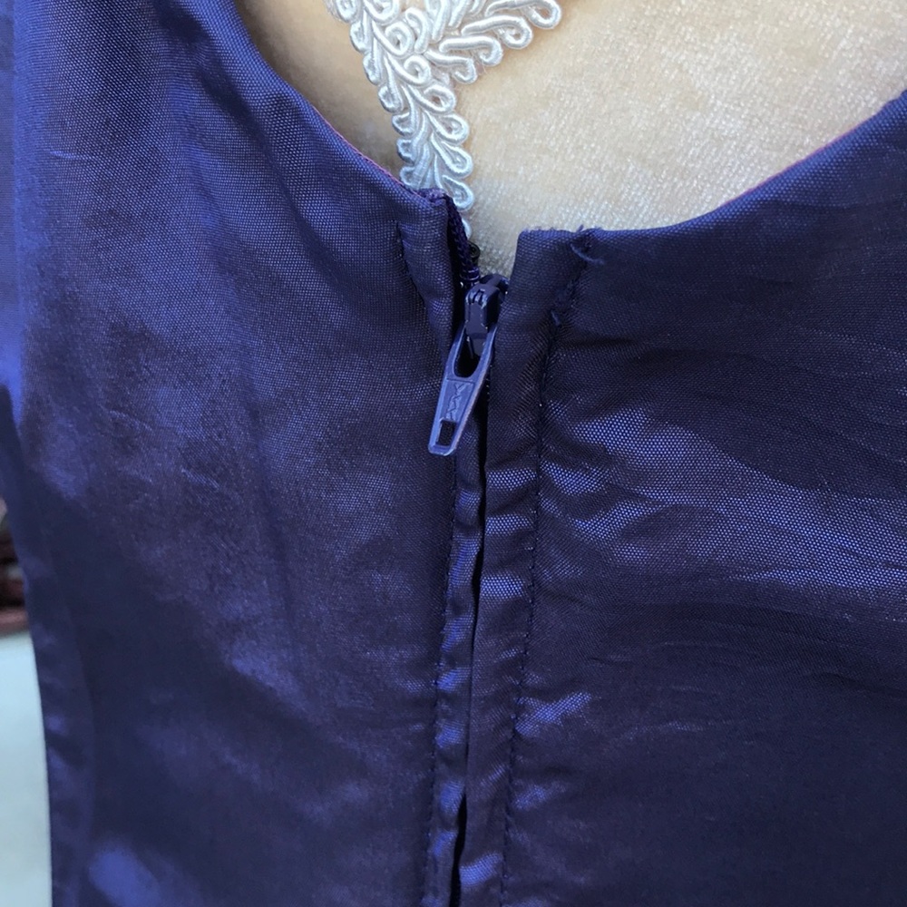 Size 4 Niki Livas Formal Blue Bridesmaid Dress - Picture 7 of 9